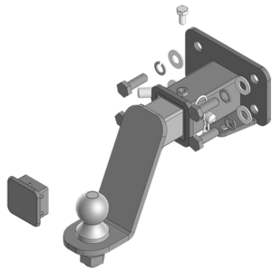 Фаркоп TANK 400 2023- г. ( универсал ) арт: 93115-E