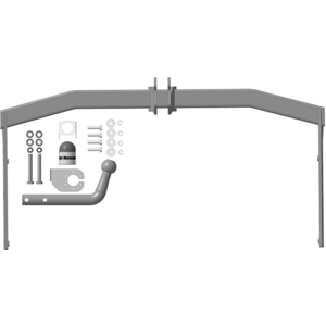 Фаркоп Volkswagen Jetta VI 2015-2019 г. ( Седан ) арт: 92703-A photo3 Интернет магазин Автоаксессуаров Фаркопы, Тягово-сцепное устройство (ТСУ) (Мотодор)