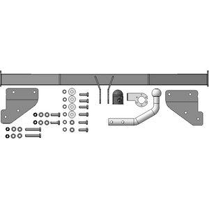 Фаркоп KIA Rio 2017-2020 г. ( Седан ) арт: H105A photo3 Интернет магазин Автоаксессуаров Фаркопы, Тягово-сцепное устройство (ТСУ) (Мотодор)