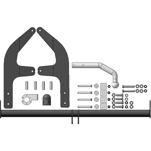 Фаркоп Lada Largus 2012-2022 г. ( универсал ) арт: L104A photo3 Интернет магазин Автоаксессуаров Фаркопы, Тягово-сцепное устройство (ТСУ) (Мотодор)