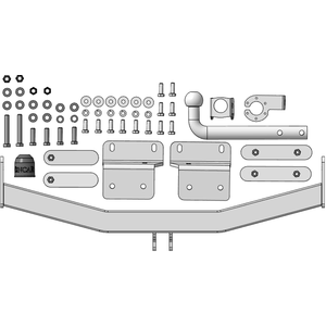 Фаркоп KIA Sportage 2022- г. ( универсал ) арт: ZH102A photo3 Интернет магазин Автоаксессуаров Фаркопы, Тягово-сцепное устройство (ТСУ) (Мотодор)