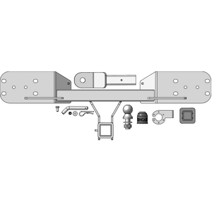 Фаркоп Land Rover Defender 90 2020- г. ( универсал ) арт: ZL201E photo3 Интернет магазин Автоаксессуаров Фаркопы, Тягово-сцепное устройство (ТСУ) (Мотодор)