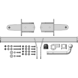 Фаркоп Mercedes-benz GLS 2019- г. ( Внедорожник ) арт: ZM201A photo3 Интернет магазин Автоаксессуаров Фаркопы, Тягово-сцепное устройство (ТСУ) (Мотодор)