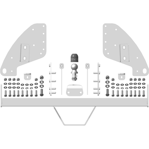 Фаркоп Mitsubishi L 200 2015-2018 г. ( Пикап ) арт: ZM301FE photo3 Интернет магазин Автоаксессуаров Фаркопы, Тягово-сцепное устройство (ТСУ) (Мотодор)