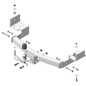 photo Фаркоп Mitsubishi Pajero Sport III 2016-2021 г. ( универсал ) арт: ZM303FE