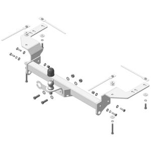 photo Фаркоп Toyota Land Cruiser 200 2015-2021 г. ( универсал ) арт: ZT102FE