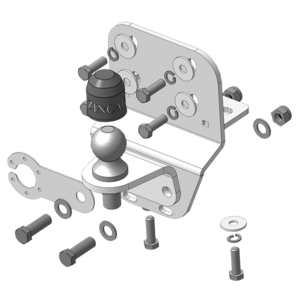 photo Фаркоп Toyota Land Cruiser Prado 150 2017-2023 г. ( универсал ) арт: ZT105FE