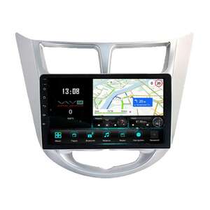 photo Штатная Магнитола для HYUNDAI Solaris 2011-2016 (Android 13, 8 ядер UIS9863, 4+64Гб, SIM, QLED 1280x720)