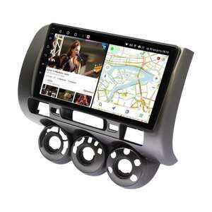 photo Штатная Магнитола для HONDA Jazz 2001-2007 Кондиционер (Android 13, 8 ядер UIS7870, 8+256Гб, SIM, QLED 2K 2000x1000)