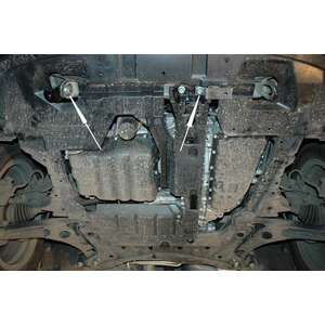 Защита картера и КПП - PEUGEOT 4007 (2007 - 2012) г. ( арт: 17.1282-4 ) photo1 Интернет магазин Автоаксессуаров Защита Картера, МКПП, АКПП, РК (Шериф)