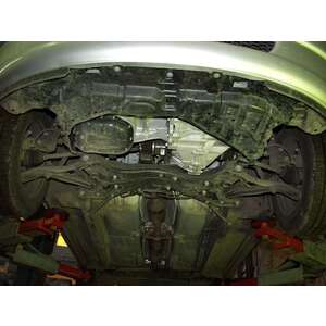 Защита картера и КПП - TOYOTA Yaris (1999 - 2006) г. ( арт: 24.0427-10 ) photo1 Интернет магазин Автоаксессуаров Защита Картера, МКПП, АКПП, РК (Шериф)