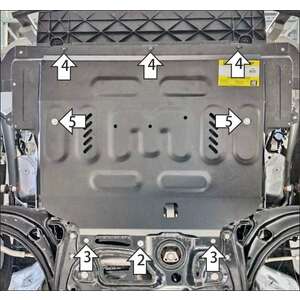 Защита Двигатель, Коробка переключения передач FAW Bestune T90 ( 2023- ) г. арт: 73909 photo1 Интернет магазин Автоаксессуаров Защита картера, МКПП, АКПП, РК, ТБ (Мотодор)