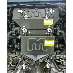 Защита Радиатор Foton Tunland G9 ( 2025- ) г. арт: 77503-2 photo1 Интернет магазин Автоаксессуаров Защита картера, МКПП, АКПП, РК, ТБ (Мотодор)