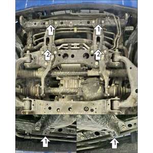 Защита Радиатор Foton Tunland G9 ( 2025- ) г. арт: 77503-2 photo2 Интернет магазин Автоаксессуаров Защита картера, МКПП, АКПП, РК, ТБ (Мотодор)