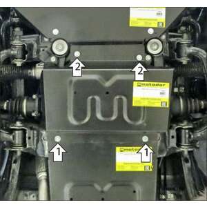 Защита Двигатель, Передний дифференциал Foton Tunland G9 ( 2025- ) г. арт: 77504-2 photo1 Интернет магазин Автоаксессуаров Защита картера, МКПП, АКПП, РК, ТБ (Мотодор)