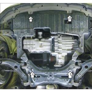 Защита Двигатель, Коробка переключения передач Honda Airwave ( 2004-2008 ) г. арт: 70817 photo1 Интернет магазин Автоаксессуаров Защита картера, МКПП, АКПП, РК, ТБ (Мотодор)