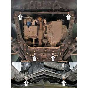 Защита Двигатель, Коробка переключения передач Honda ZR-V ( 2022- ) г. арт: 70806-4 photo2 Интернет магазин Автоаксессуаров Защита картера, МКПП, АКПП, РК, ТБ (Мотодор)