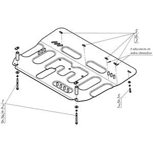 Защита Двигатель, Коробка переключения передач Hongqi Hs3 ( 2024- ) г. арт: 73908-3 photo3 Интернет магазин Автоаксессуаров Защита картера, МКПП, АКПП, РК, ТБ (Мотодор)