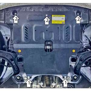 Защита Двигатель, Коробка переключения передач Hyundai Casper ( 2021-2024 ) г. арт: 70920 photo1 Интернет магазин Автоаксессуаров Защита картера, МКПП, АКПП, РК, ТБ (Мотодор)