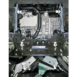 Защита Двигатель, Коробка переключения передач Knewstar 001 ( 2024- ) г. арт: 74205-2 photo2 Интернет магазин Автоаксессуаров Защита картера, МКПП, АКПП, РК, ТБ (Мотодор)