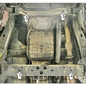 Защита Коробка переключения передач Nissan Pathfinder ( 2010-2014 ) г. арт: 71404-3 photo2 Интернет магазин Автоаксессуаров Защита картера, МКПП, АКПП, РК, ТБ (Мотодор)