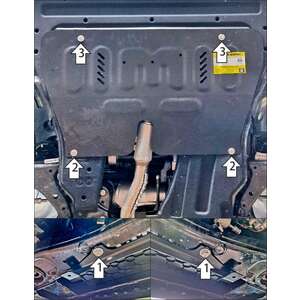 Защита Двигатель, Коробка переключения передач Sollers SP7 ( 2025- ) г. арт: 78705 photo1 Интернет магазин Автоаксессуаров Защита картера, МКПП, АКПП, РК, ТБ (Мотодор)