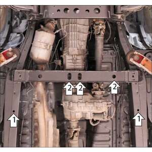Защита Раздаточная коробка Sollers ST8 ( 2024- ) г. арт: 78311-4 photo2 Интернет магазин Автоаксессуаров Защита картера, МКПП, АКПП, РК, ТБ (Мотодор)