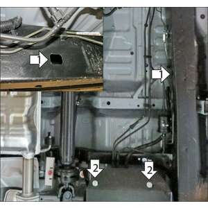 Защита Топливный фильтр Sollers ST8 ( 2024- ) г. арт: 78305-3 photo2 Интернет магазин Автоаксессуаров Защита картера, МКПП, АКПП, РК, ТБ (Мотодор)