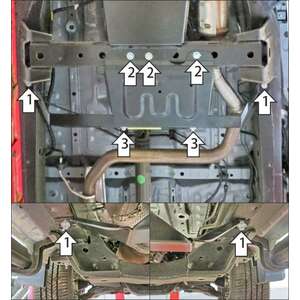 Защита Раздаточная коробка Sollers ST9 ( 2025- ) г. арт: 78318-2 photo1 Интернет магазин Автоаксессуаров Защита картера, МКПП, АКПП, РК, ТБ (Мотодор)