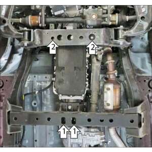 Защита Коробка переключения передач Sollers ST9 ( 2025- ) г. арт: 78317-2 photo2 Интернет магазин Автоаксессуаров Защита картера, МКПП, АКПП, РК, ТБ (Мотодор)