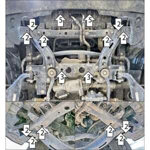 Защита Радиатор Sollers ST9 ( 2025- ) г. арт: 78315-2 photo2 Интернет магазин Автоаксессуаров Защита картера, МКПП, АКПП, РК, ТБ (Мотодор)