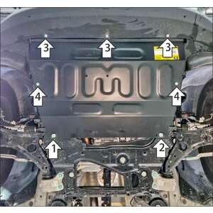 Защита Двигатель, Коробка переключения передач TENET T8 ( 2025- ) г. арт: 79017 photo1 Интернет магазин Автоаксессуаров Защита картера, МКПП, АКПП, РК, ТБ (Мотодор)