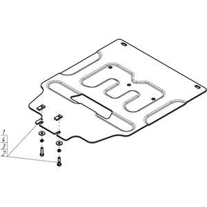 Защита Коробка переключения передач Audi Q7 ( 2015-2019 ) г. арт: 340103 photo3 Интернет магазин Автоаксессуаров Защита картера, МКПП, АКПП, РК, ТБ (Мотодор)