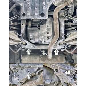 Защита Задний электромотор Lynk&Co 900 ( 2025- ) г. арт: 344205 photo2 Интернет магазин Автоаксессуаров Защита картера, МКПП, АКПП, РК, ТБ (Мотодор)