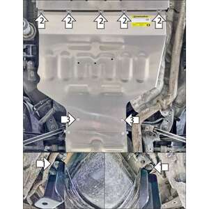 Защита Топливный бак Lynk&Co 900 ( 2025- ) г. арт: 344204 photo1 Интернет магазин Автоаксессуаров Защита картера, МКПП, АКПП, РК, ТБ (Мотодор)