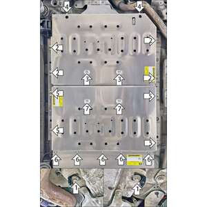 Защита Аккумуляторная батарея Lynk&Co 900 ( 2025- ) г. арт: 344203 photo1 Интернет магазин Автоаксессуаров Защита картера, МКПП, АКПП, РК, ТБ (Мотодор)