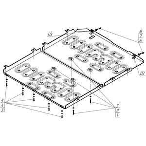 Защита Аккумуляторная батарея Lynk&Co 900 ( 2025- ) г. арт: 344203 photo3 Интернет магазин Автоаксессуаров Защита картера, МКПП, АКПП, РК, ТБ (Мотодор)