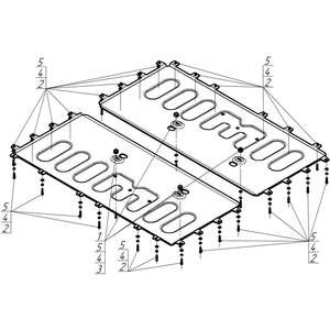 Защита Аккумуляторная батарея Voyah Passion ( 2022- ) г. арт: 348608-2 photo3 Интернет магазин Автоаксессуаров Защита картера, МКПП, АКПП, РК, ТБ (Мотодор)