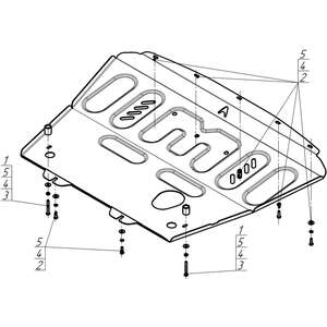 Защита Двигатель, Коробка переключения передач Lada Vesta ( 2023- ) г. арт: 52106 photo3 Интернет магазин Автоаксессуаров Защита картера, МКПП, АКПП, РК, ТБ (Мотодор)