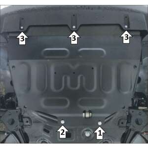 Защита Двигатель, Коробка переключения передач TENET T4 ( 2025- ) г. арт: 59006-4 photo1 Интернет магазин Автоаксессуаров Защита картера, МКПП, АКПП, РК, ТБ (Мотодор)