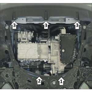 Защита Двигатель, Коробка переключения передач TENET T4 ( 2025- ) г. арт: 59006-4 photo2 Интернет магазин Автоаксессуаров Защита картера, МКПП, АКПП, РК, ТБ (Мотодор)