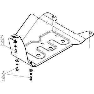 Защита Топливный бак, Топливные Трубки Ford Bronco Sport ( 2020-2024 ) г. арт: 70714 photo3 Интернет магазин Автоаксессуаров Защита картера, МКПП, АКПП, РК, ТБ (Мотодор)
