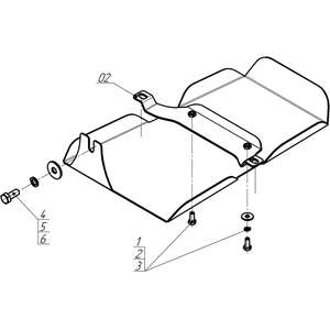 Защита Задний дифференциал Haval Jolion ( 2021- ) г. арт: 73110-2 photo3 Интернет магазин Автоаксессуаров Защита картера, МКПП, АКПП, РК, ТБ (Мотодор)
