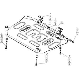 Защита Двигатель, Коробка переключения передач Toyota RAV 4 ( 2025- ) г. арт: 72513-2 photo3 Интернет магазин Автоаксессуаров Защита картера, МКПП, АКПП, РК, ТБ (Мотодор)