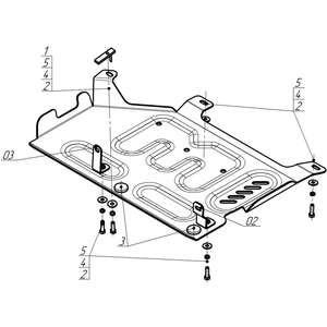 Защита Силовые провода Evolute I-Space ( 2025- ) г. арт: 338602 photo3 Интернет магазин Автоаксессуаров Защита картера, МКПП, АКПП, РК, ТБ (Мотодор)