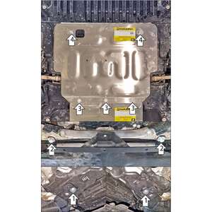 Защита Двигатель, Электроусилитель руля Mercedes-benz E-class ( 2023- ) г. арт: 341201 photo1 Интернет магазин Автоаксессуаров Защита картера, МКПП, АКПП, РК, ТБ (Мотодор)