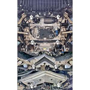 Защита Двигатель, Электроусилитель руля Mercedes-benz E-class ( 2023- ) г. арт: 341201 photo2 Интернет магазин Автоаксессуаров Защита картера, МКПП, АКПП, РК, ТБ (Мотодор)