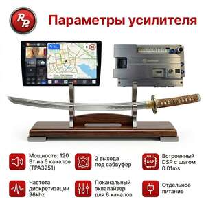 Автомагнитола RedPower KATANA 850PRO 8/256 Гб 10 дюймов (без рамки и проводки) photo2 Интернет магазин Автоаксессуаров Штатные автомагнитолы Серия KATANA