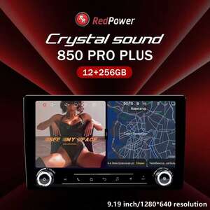 photo Автомагнитола RedPower 850 PROplus 12/256 Гб 10 дюймов с крутилками (без рамки и проводки)
