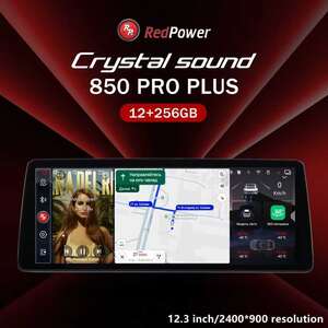 photo Автомагнитола RedPower 850PROplus - 12/256 Гб 12,3 дюйма XLB (BMW Style) (без рамки и проводки)